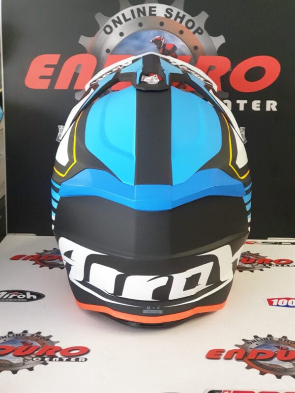 CAPACETE AIROH STRYCKER SHADDED BLU/ORG/WHT/YLW - Image 7