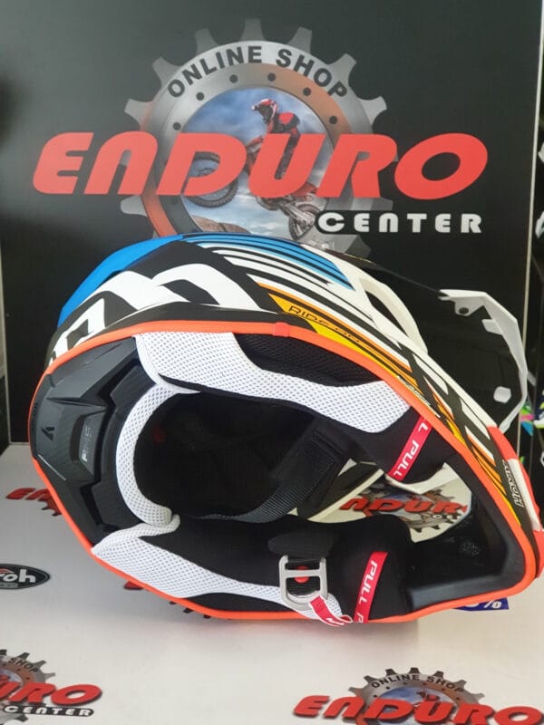 CAPACETE AIROH STRYCKER SHADDED BLU/ORG/WHT/YLW - Image 9
