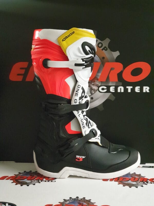 BOTAS ALPINESTARS TECH 3 BLK/ORG/WHT - Image 3