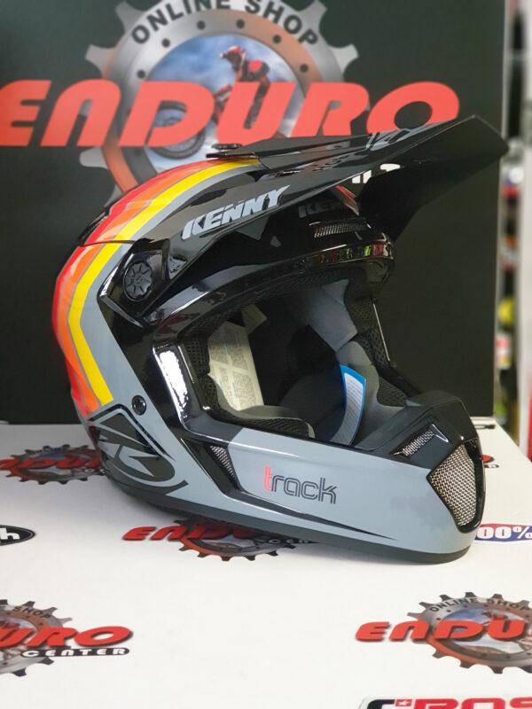 CAPACETE KENNY TRACK VICTORY GRY/BLK/MULTI - Image 2
