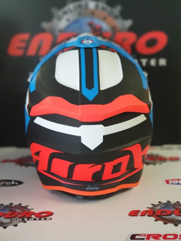 CAPACETE AIROH STRYCKER AXE BLU/ORGFLU/WHT - Image 7