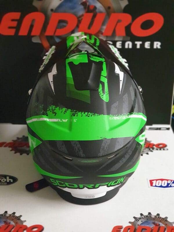 CAPACETE SCORPION VX 15 EVO AIR GAMMA BLK/GREN - Image 5