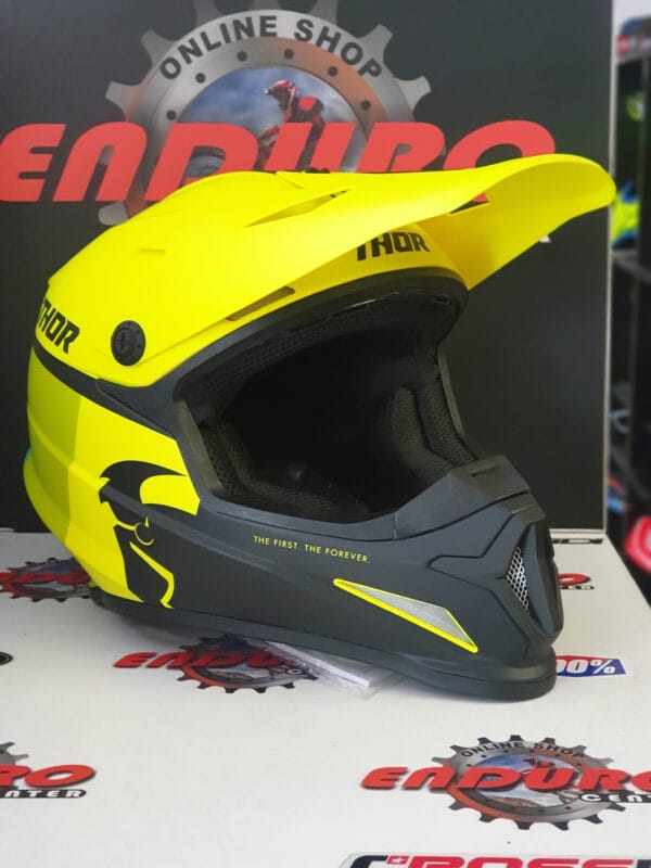 CAPACETE THOR SECTOR RACER S21 YLWFLUO/BLK - Image 2