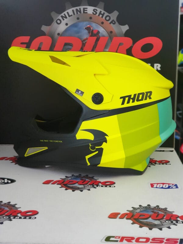 CAPACETE THOR SECTOR RACER S21 YLWFLUO/BLK - Image 3
