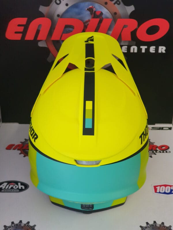 CAPACETE THOR SECTOR RACER S21 YLWFLUO/BLK - Image 6