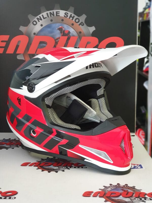 CAPACETE THOR SECTOR FADER S22 RED/BLK/WHT - Image 2