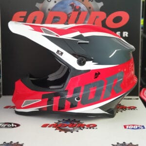 CAPACETE THOR SECTOR FADER S22 RED/BLK/WHT