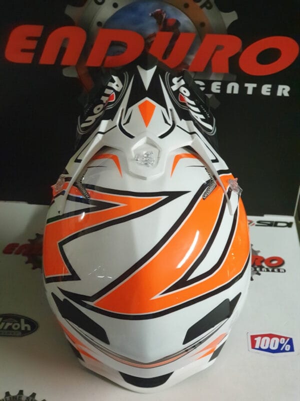 CAPACETE AIROH TERMINATOR OPEN VISION ORGFLU/WHT - Image 5