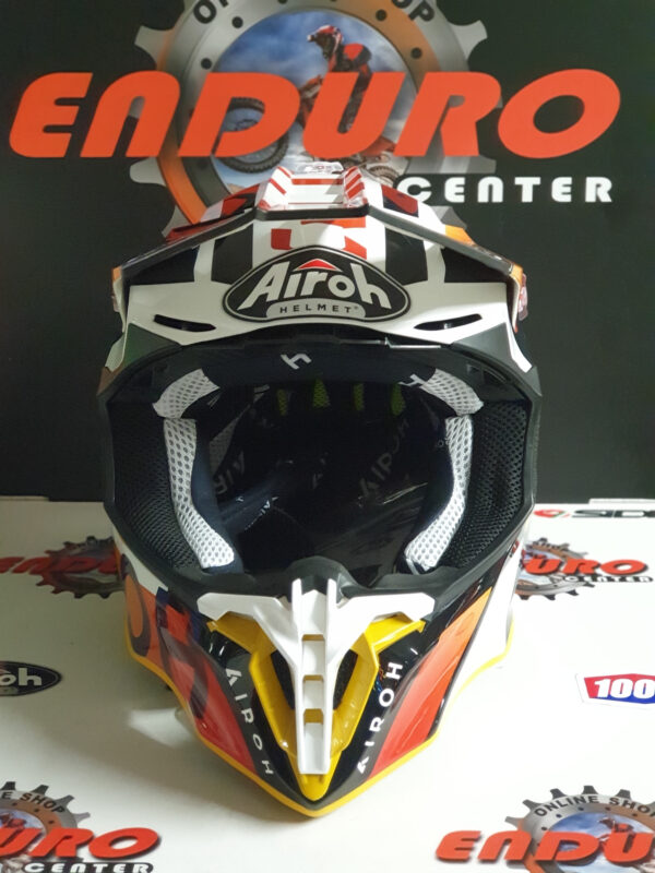 CAPACETE AIROH TWIST 2.0 LIFT WHT/BLU/ORG - Image 4