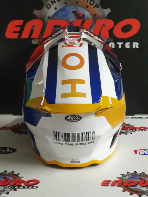 CAPACETE AIROH TWIST 2.0 LIFT WHT/BLU/ORG - Image 5