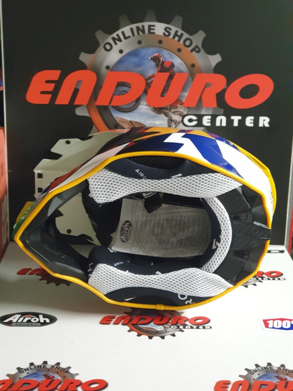 CAPACETE AIROH TWIST 2.0 LIFT WHT/BLU/ORG - Image 7