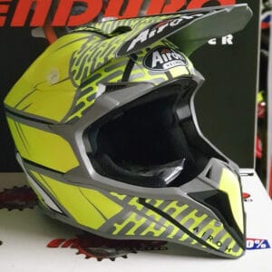 CAPACETE AIROH WRAAP IDOL YLWFLU/GRY MATE