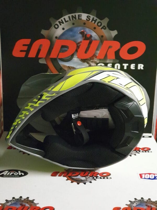 CAPACETE AIROH WRAAP IDOL YLWFLU/GRY MATE - Image 7