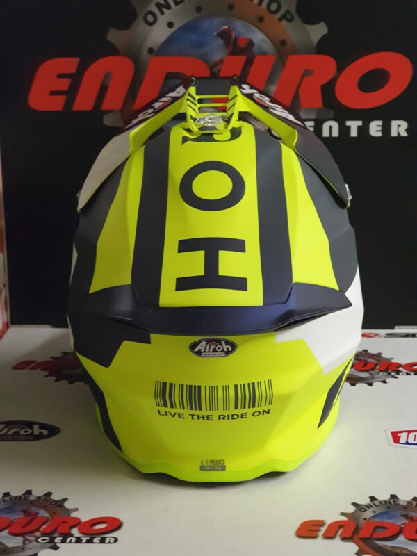 CAPACETE AIROH TWIST 2.0 LIFT YLWFLU/GRY/WHT - Image 5