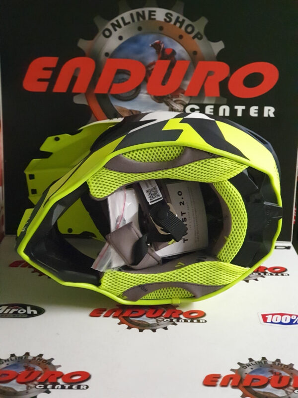 CAPACETE AIROH TWIST 2.0 LIFT YLWFLU/GRY/WHT - Image 7