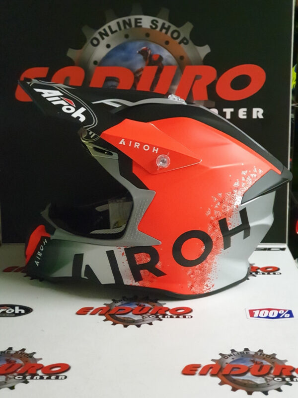 CAPACETE AIROH TWIST 2.0 BIT ORGFLU/GRY/BLK - Image 3