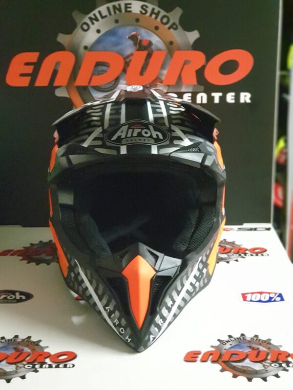 CAPACETE AIROH WRAAP IDOL ORGFLU/BLK/GRY - Image 5