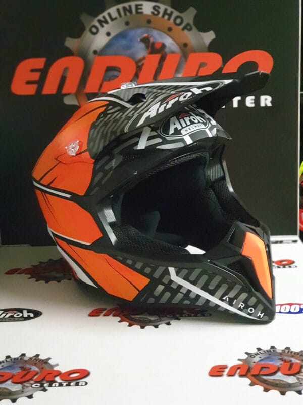 CAPACETE AIROH WRAAP IDOL ORGFLU/BLK/GRY - Image 2