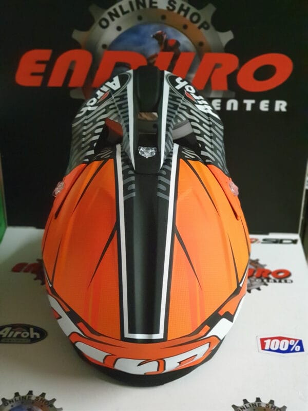 CAPACETE AIROH WRAAP IDOL ORGFLU/BLK/GRY - Image 7