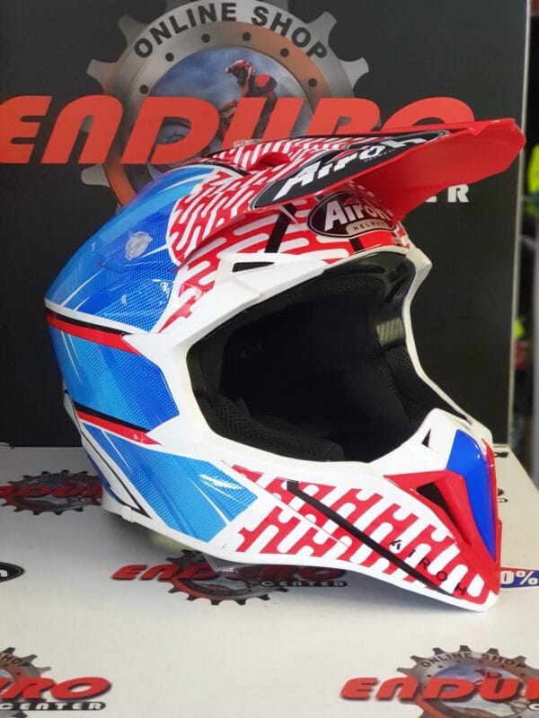 CAPACETE AIROH WRAAP IDOL RED/BLU/WHT - Image 2
