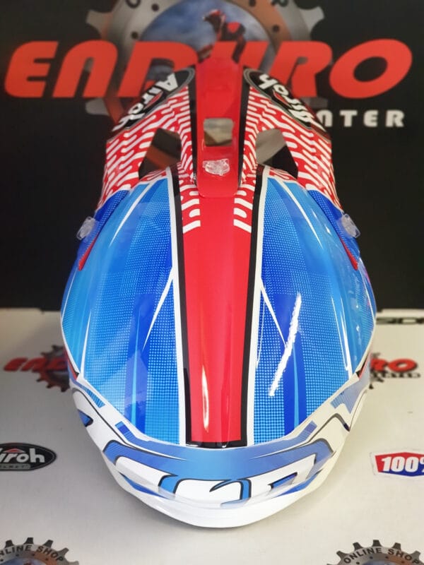 CAPACETE AIROH WRAAP IDOL RED/BLU/WHT - Image 5