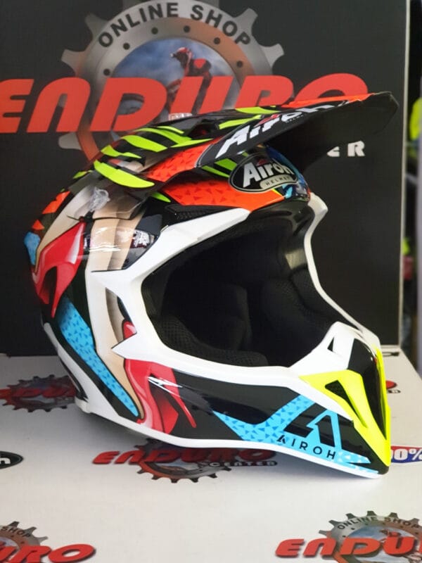 CAPACETE AIROH WRAAP LOLLIPOP MULTICOLOR GLOSS - Image 2