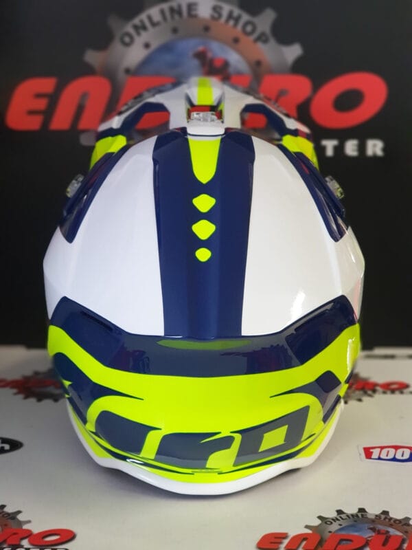 CAPACETE AIROH WRAAP RAZE BLU/YLWFLU/WHT - Image 4