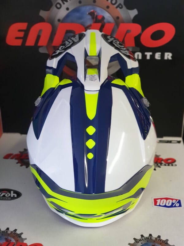CAPACETE AIROH WRAAP RAZE BLU/YLWFLU/WHT - Image 5