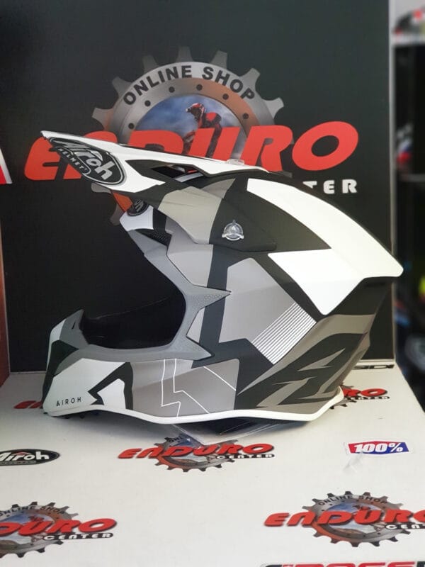 CAPACETE AIROH WRAAP RAZE BLK/GRY/WHT - Image 3