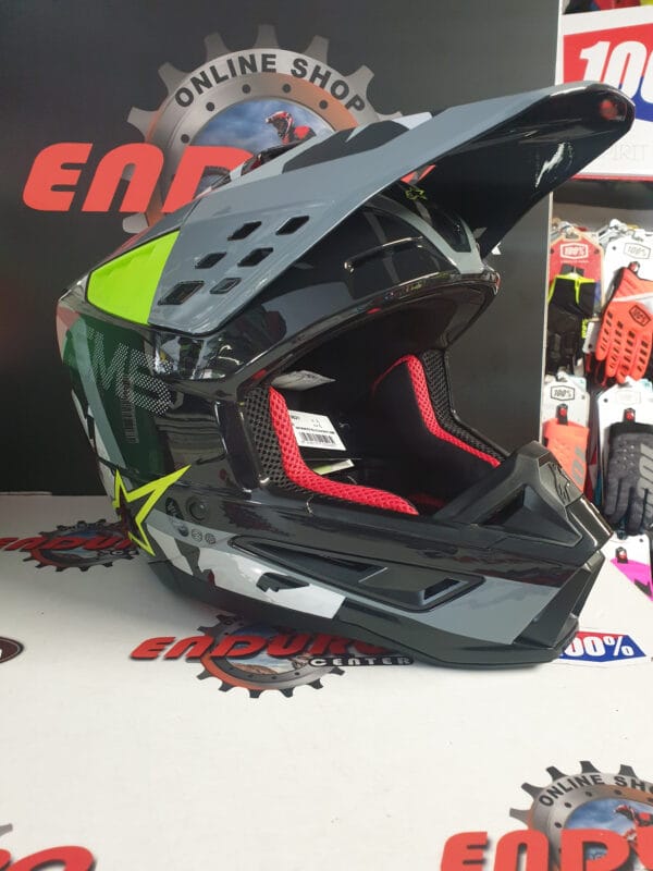 CAPACETE ALPINESTARS SM-5 ROVER GRY/BLK/YLWFLU - Image 2