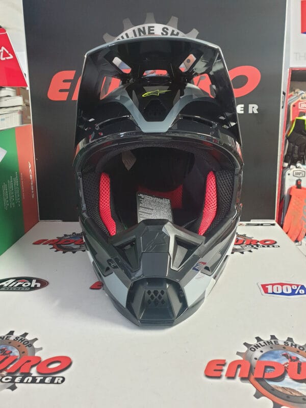 CAPACETE ALPINESTARS SM-5 ROVER GRY/BLK/YLWFLU - Image 5