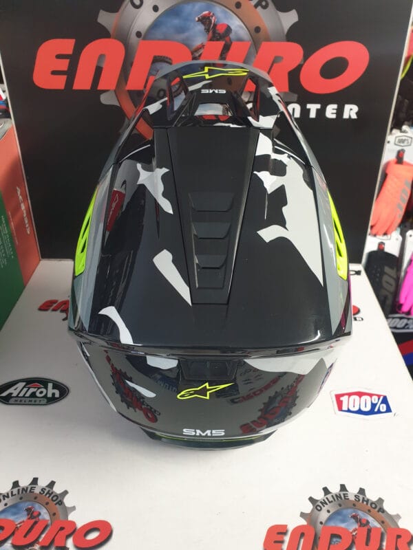CAPACETE ALPINESTARS SM-5 ROVER GRY/BLK/YLWFLU - Image 7