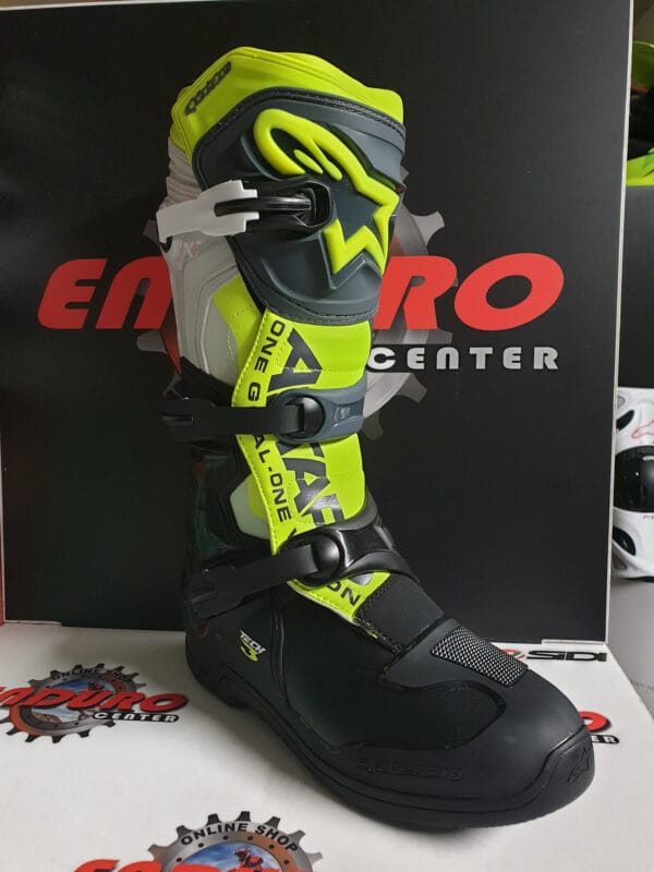 BOTAS ALPINESTARS TECH 3 BLK/YLWFLU/WHT - Image 2