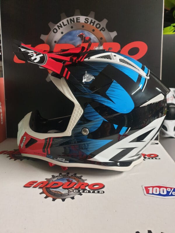 CAPACETE AIROH AVIATOR ACE KYBON BLU/RED/BLK - Image 4