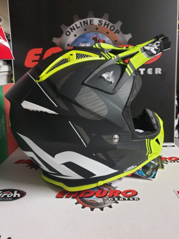 CAPACETE AIROH AVIATOR ACE KYBON BLK/YLWFLU - Image 3