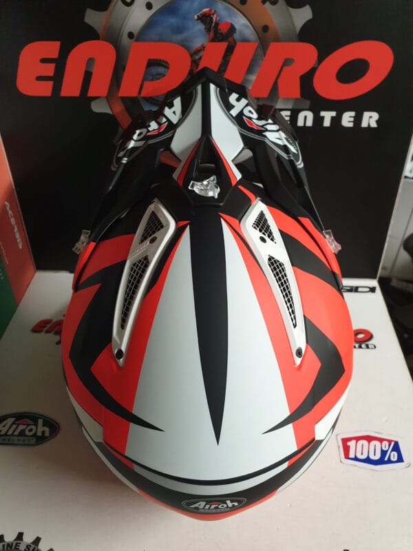 CAPACETE AIROH AVIATOR ACE TRICK ORGFLU/WHT/BLK - Image 7