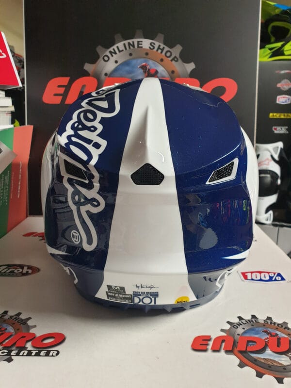 CAPACETE TROY LEE DESIGNS SE4 CORSA DKBLU/ORGFLU/WHT - Image 8