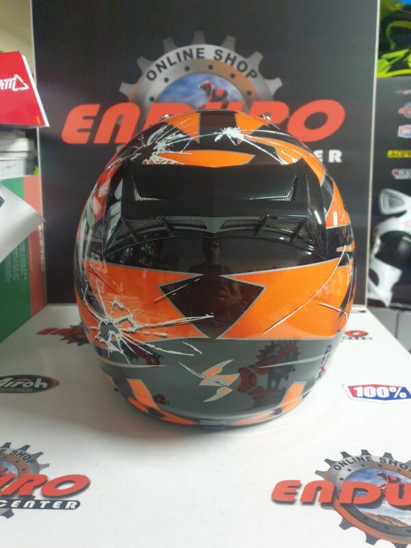 CAPACETE SCORPION VX 24 AIR IMPACT BLK/ORG - Image 5