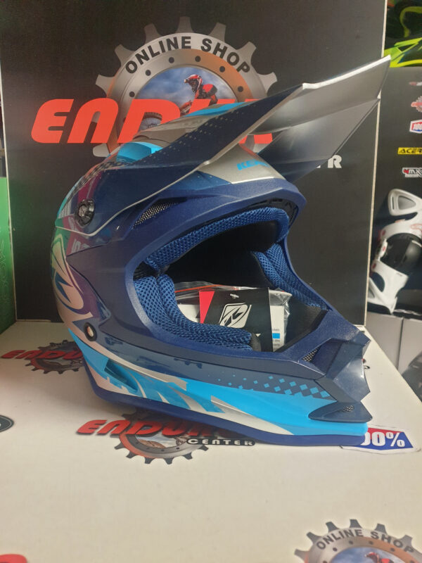 CAPACETE KENNY PERFORMANCE BLU/GRY - Image 2