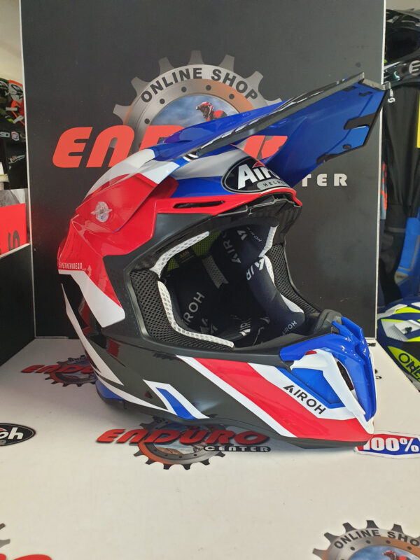 CAPACETE AIROH TWIST 2.0 SHAKEN BLU/RED/WHT - Image 2