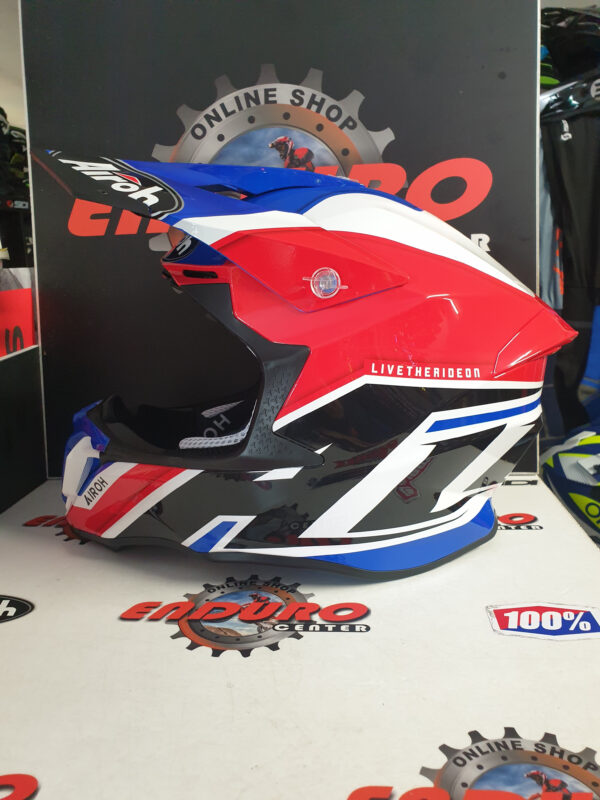 CAPACETE AIROH TWIST 2.0 SHAKEN BLU/RED/WHT - Image 5