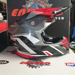 CAPACETE AIROH TWIST 2.0 SHAKEN RED/GRY/BLK