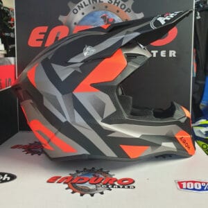 CAPACETE AIROH WRAAP SEQUEL ORGFLU/BLK/GRY