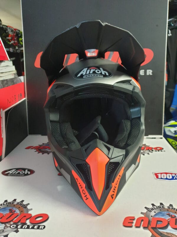 CAPACETE AIROH WRAAP SEQUEL ORGFLU/BLK/GRY - Image 6