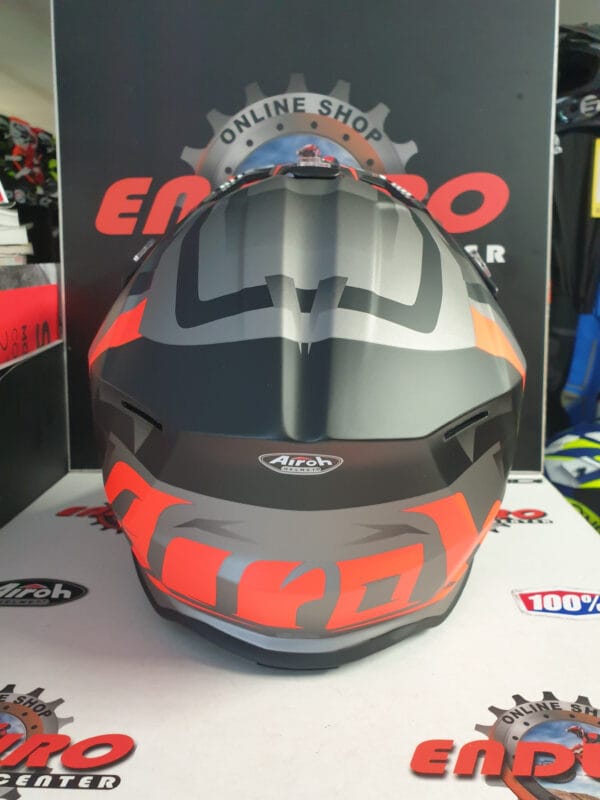 CAPACETE AIROH WRAAP SEQUEL ORGFLU/BLK/GRY - Image 7
