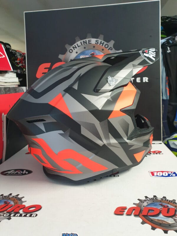 CAPACETE AIROH WRAAP SEQUEL ORGFLU/BLK/GRY - Image 4