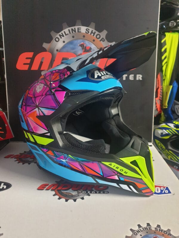 CAPACETE AIROH WRAAAP DIAMOND MULTICOLOR - Image 2