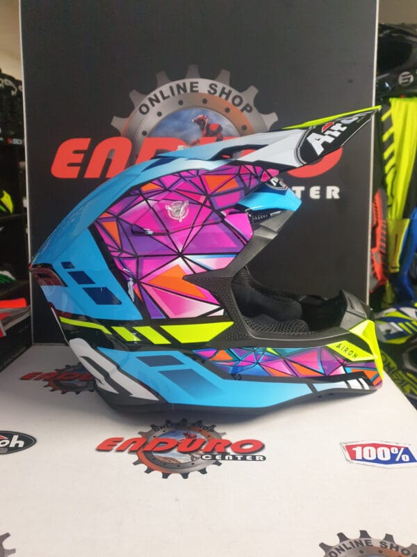CAPACETE AIROH WRAAAP DIAMOND MULTICOLOR - Image 3