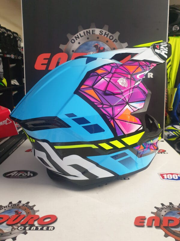 CAPACETE AIROH WRAAAP DIAMOND MULTICOLOR - Image 4