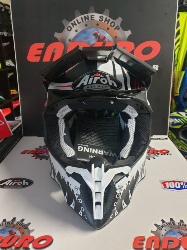 CAPACETE AIROH TWIST 2.0 MASK BLK/WHT - Image 6